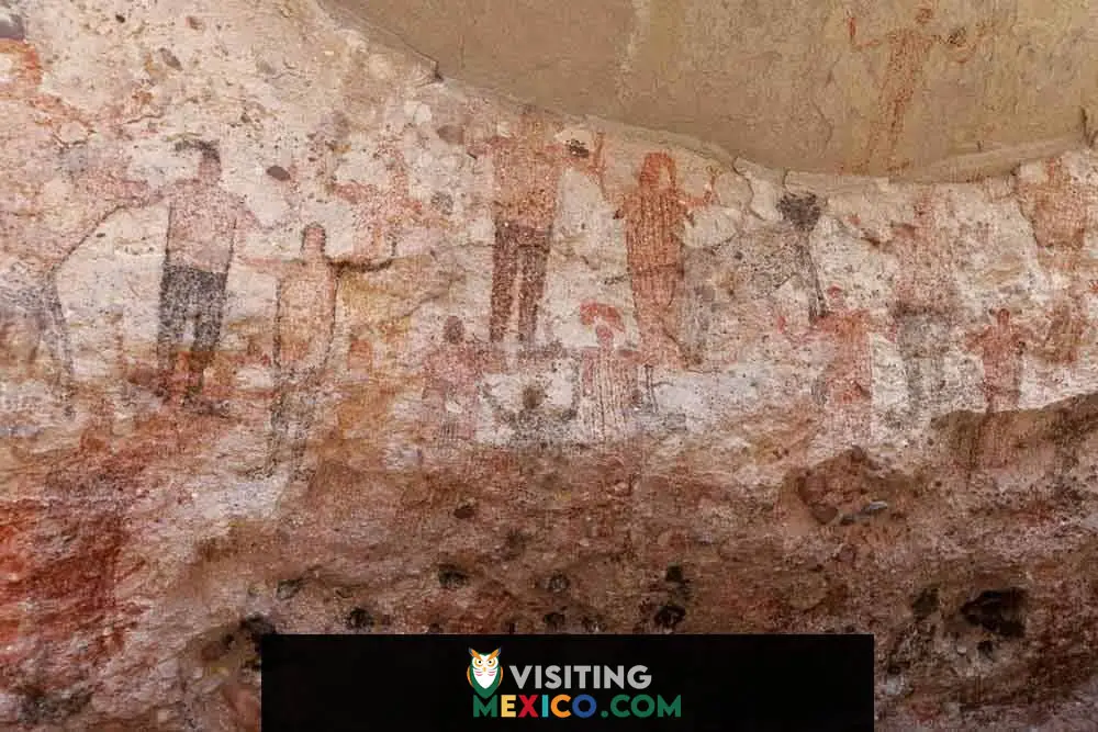 Cochimi rock art Mulege Baja Sur