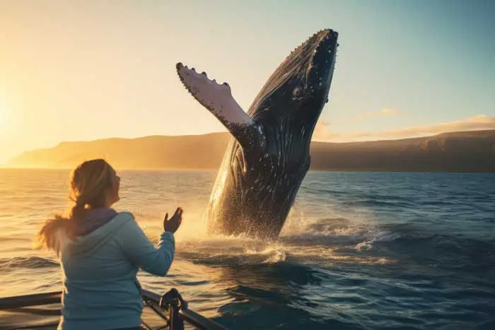 Whale watching in Baja California