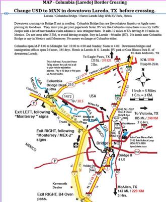 Columbia Border Crossing Guide