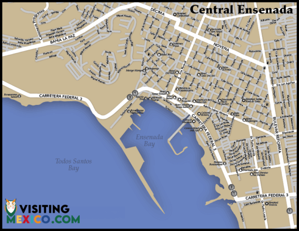 Ensenada Map | Visiting Mexico