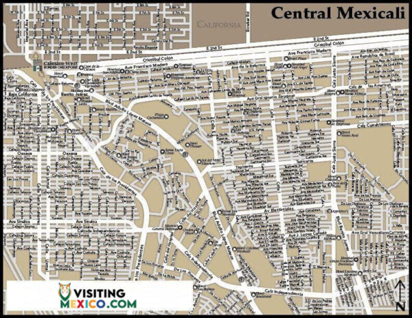 Mexicali Map | Visiting Mexico