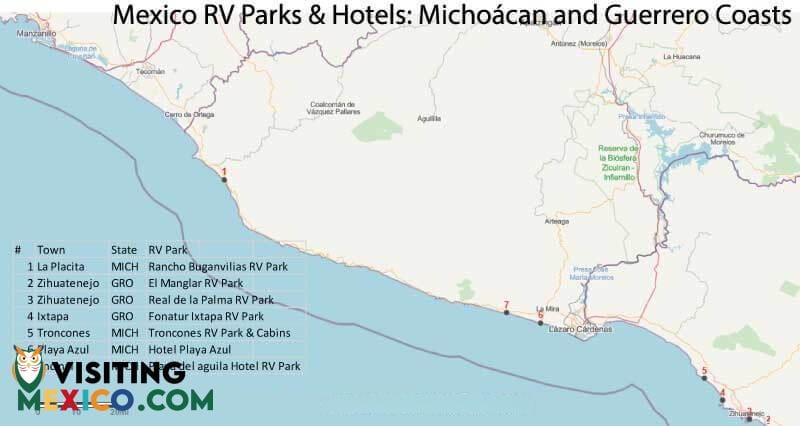 Click the “Download Map” button at the top of this post to download your own Mexico Mike Map and RV Guide