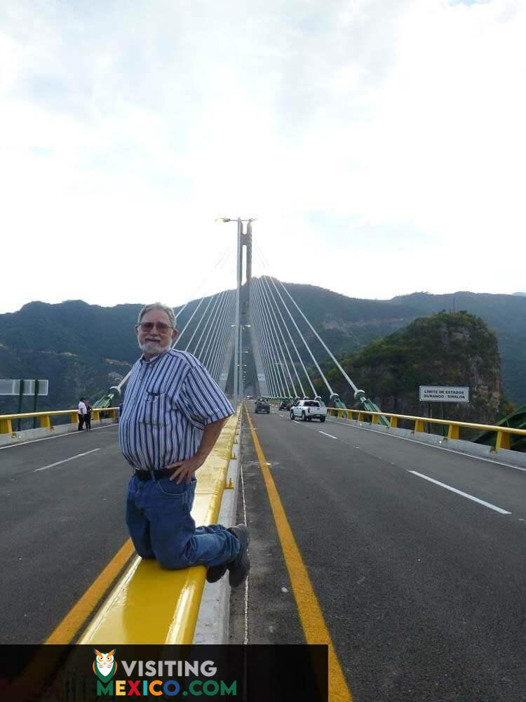 Mike Nelson on the Baluarte bridge – Mazatlan to Durango