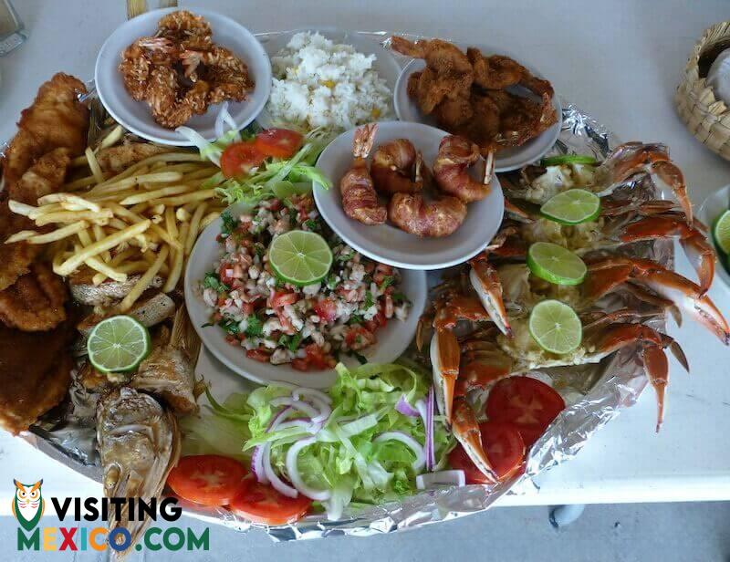 Seafood Platter at Freedom Shores Isla Aguada
