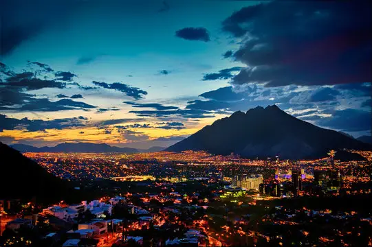 Nuevo Leon sunset