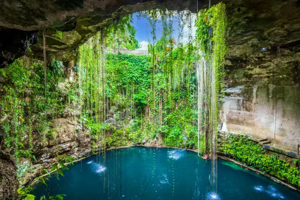 Yucatan cenotes and ruins