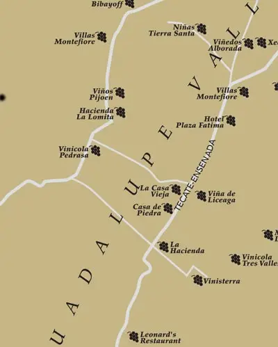 Valle de Guadalupe map preview